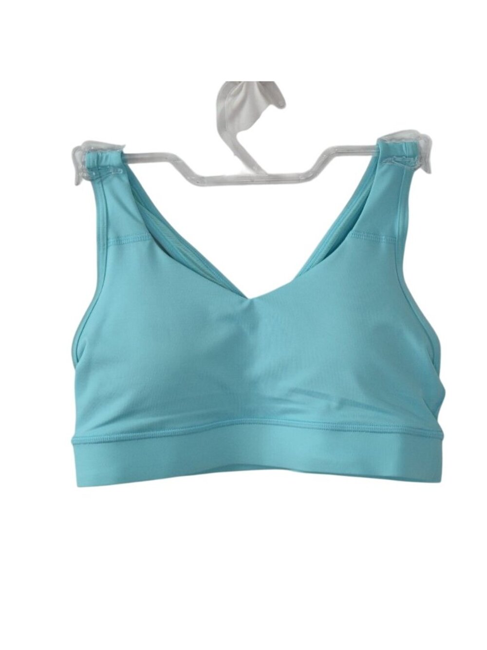 Avia Womens Medium Turquoise Cross Back Sports Bra New Medium Impact Gym